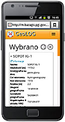 Screen 6 from application GeoLOG