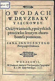 Strona tytułowa pracy J. I. Petrycego z 1635 r.