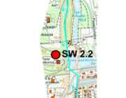 lokalizacja na mapie punktu SW 2.2